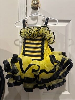 Yellow & Black Bumblebee Tutu Costume for Kids